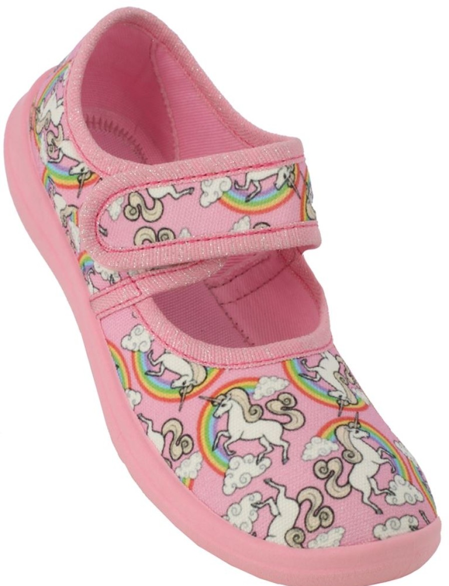 Beck Beck Hausschuh Madchen Einhorn 691/03 Rosa Hausschuhe