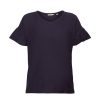 EDC Edc T-Shirt Mit Strukturmuster Blau S23 033Cc1K317 C400 Navy T-Shirt