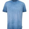 QS Qs Designed By Herren T-Shirt Aus Reiner Baumwolle Blau S13 2130470 58A0 Blue T-Shirt