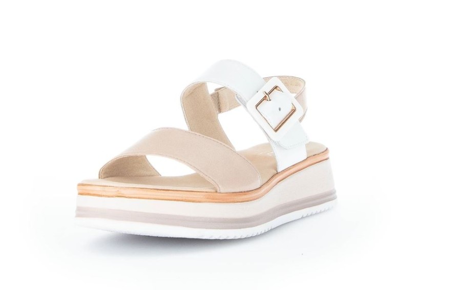 Gabor Gabor Plateau Sandale Rosa S13 22.744.58 N-Rose/Weiss (L Sandalen