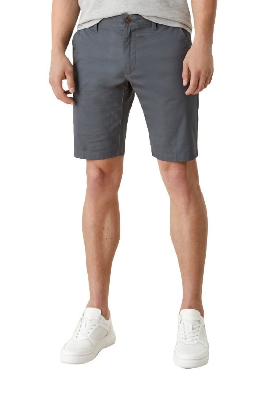 s.Oliver S.Oliver Bemuda Slim Fit Austin Grau 2113872 9581 Grey Shorts