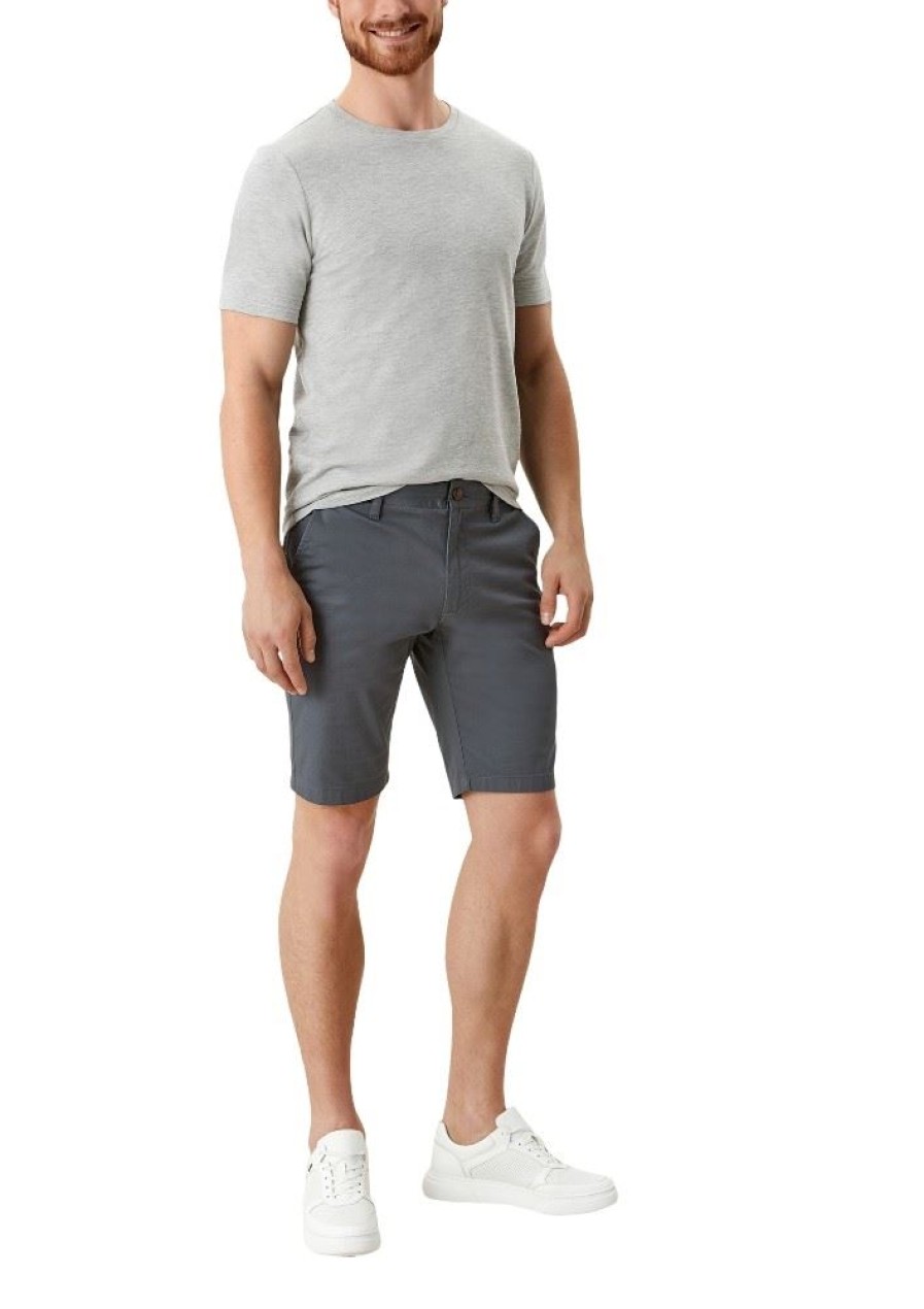 s.Oliver S.Oliver Bemuda Slim Fit Austin Grau 2113872 9581 Grey Shorts