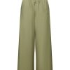 Esprit Esprit Satinhose Mit Weitem Bein Grun S23 063Ee1B304 E345 Light Khak Hose