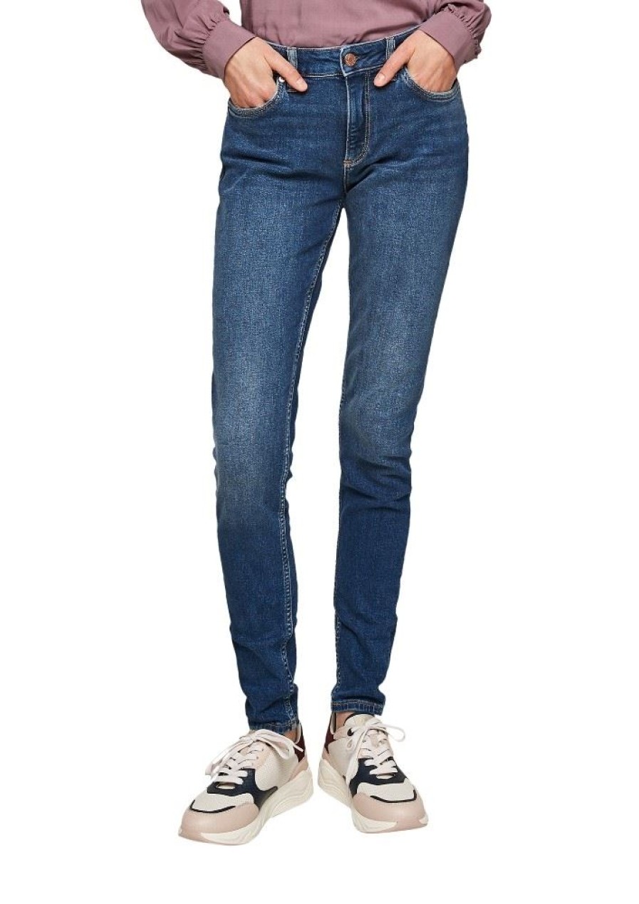 QS Qs Designed By Jeans Slim Leg Blau S12 2102313 58Z6 Blue Jeans