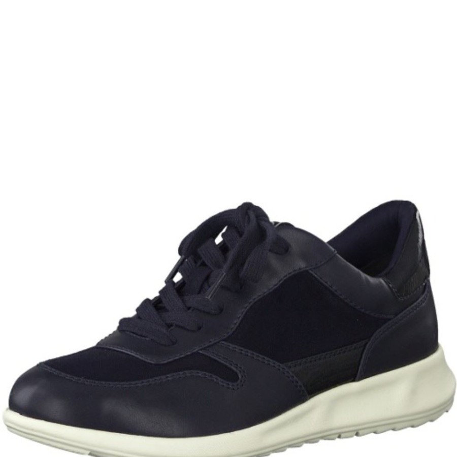 Tamaris Tamaris Schnurer Sneaker Blau 1-1-23625-25 805 Navy Sneaker