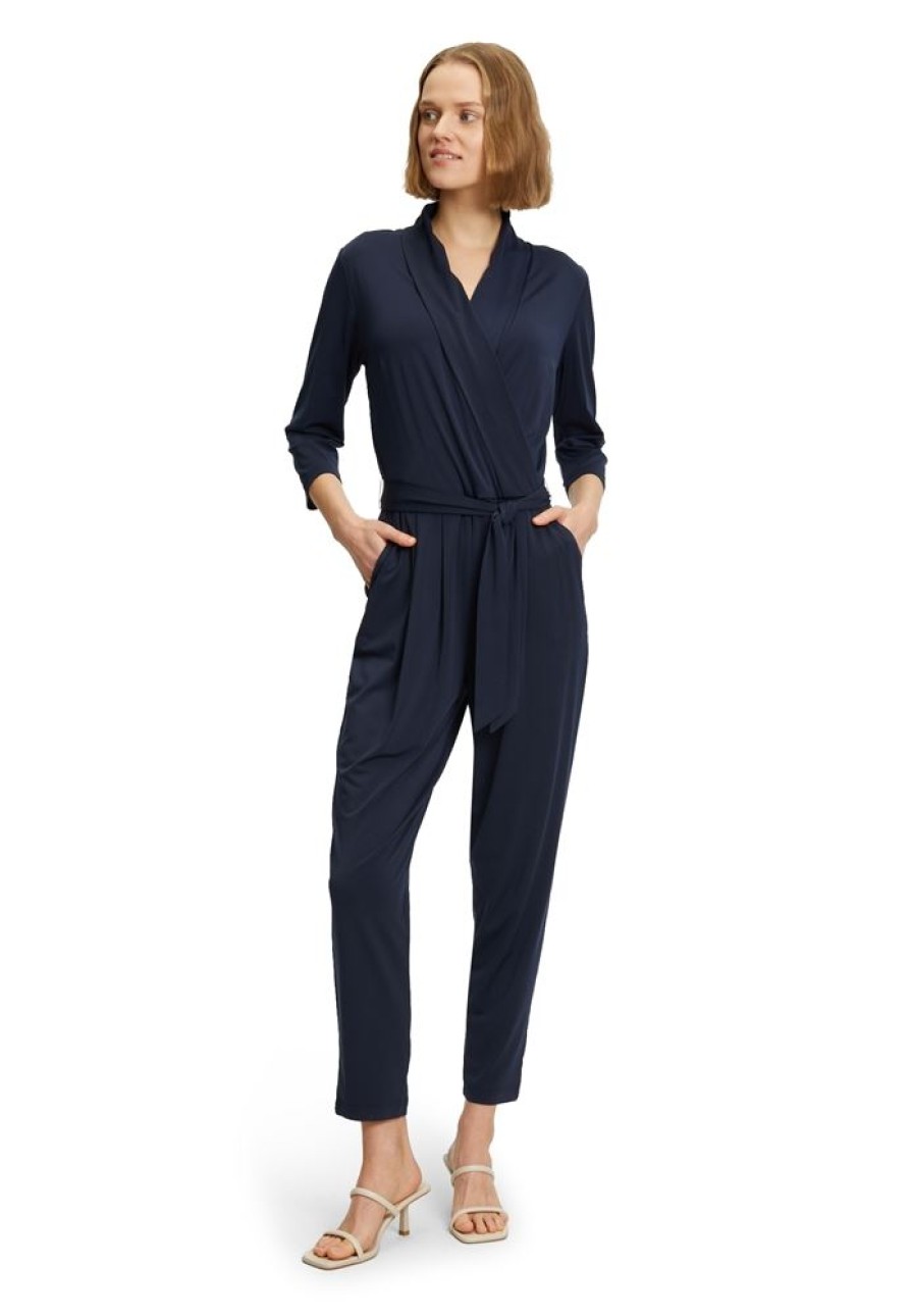 Betty Betty Barclay Jumpsuit Overall Blau S13 62791217 8345 Dark Sky Overall