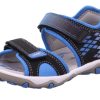 superfit Superfit Mike3.0 /Blau Sandale Leder 0-609466-0000 Schwarz Sandalen