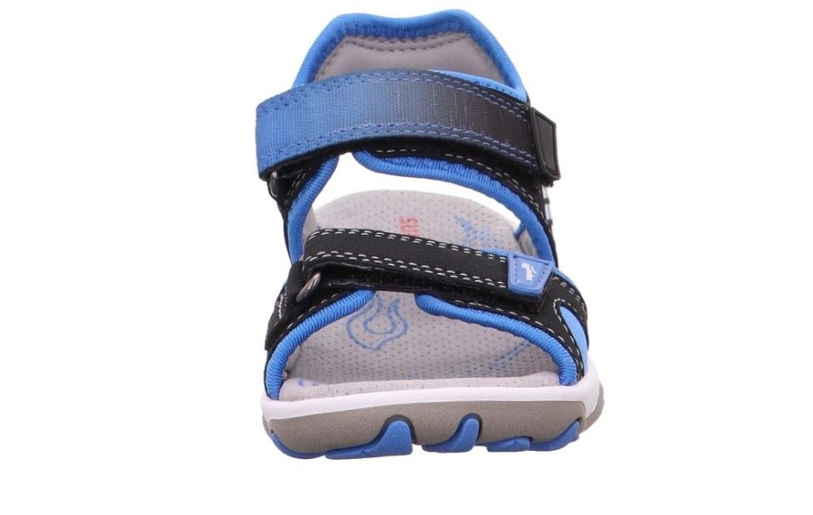 superfit Superfit Mike3.0 /Blau Sandale Leder 0-609466-0000 Schwarz Sandalen