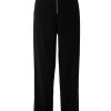 QS Qs Designed By Stoffhose Kettendetail Weites Bein Schwarz S22 2125265 9999 Grey/Black Hose