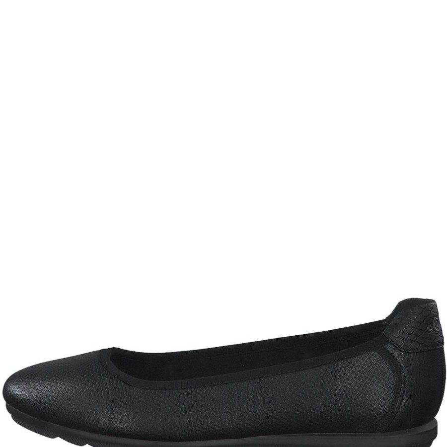 s.Oliver S.Oliver Damen Ballerina Schwarz, Navy S13 5-5-22119-20 Ballerinen