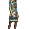 Betty Betty Barclay Businesskleid 3/4 Arm Khaki Blau S12 11342996 5881 Khaki/Blue Kleid