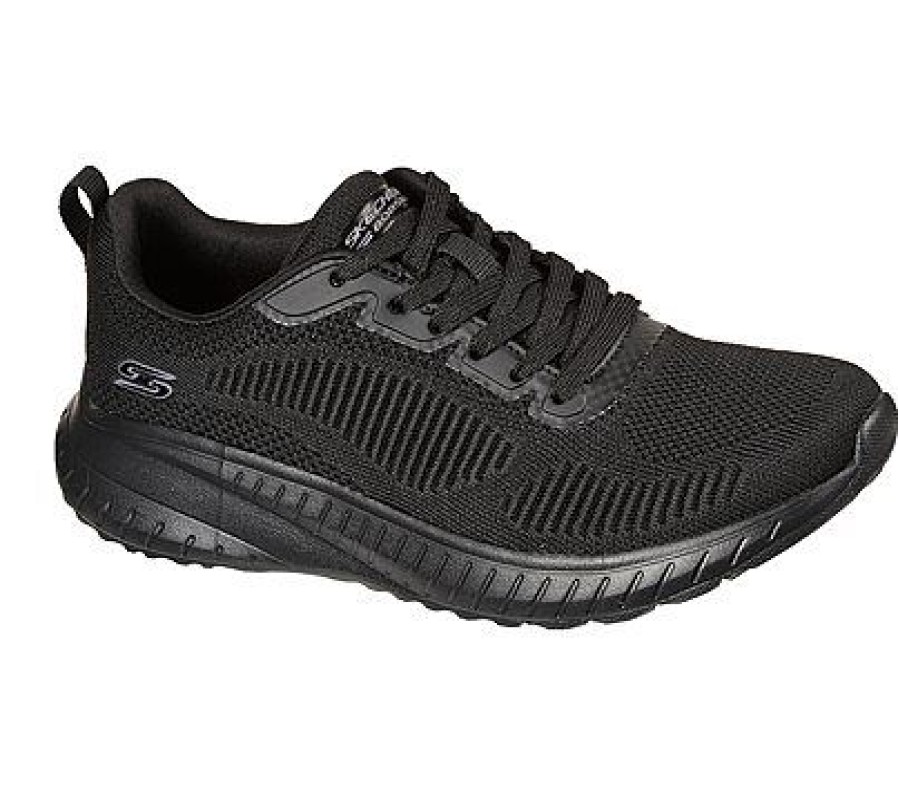 Skechers Skechers Damen Bobs Sport Squad Chaos - Face Off S13 117209 Bbk Sneaker