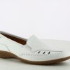 Aco Aco Slipper Sabine 14 Leder Weis Beige 281/2574 2166 Beige Slipper