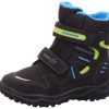 superfit Superfit Husky Boots Mit Klettverschluss, Gore-Tex Membrane, Wechselbare Einlegesohle; S23 1-809080-0200 Schwarz/Blau Stiefel