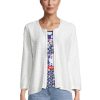 Betty Betty Barclay Shirt Jacke Reisverschluss Weis S11 27782231 1014 Offwhite T-Shirt