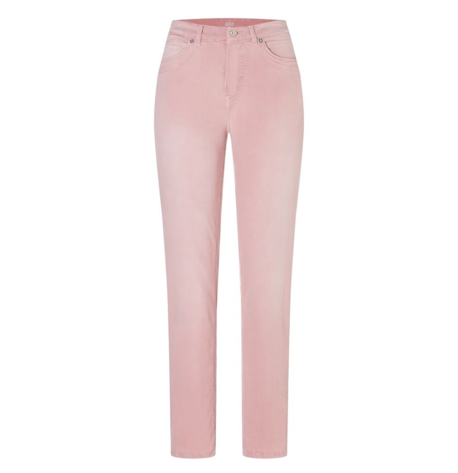 MAC Mac Jeans Angela Drill- Stretch Rosa, Grau S23 0402526800 Hose