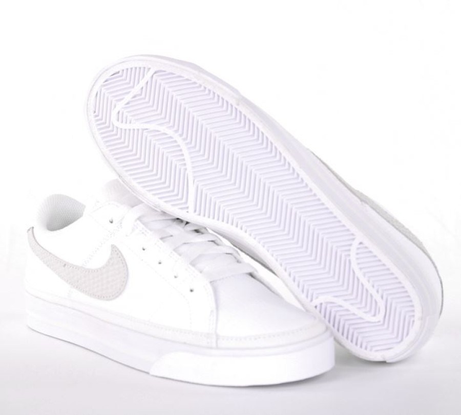 NIKE Nike Court Legacy Woman Sneaker Low Top Weis S21 Dn5053/100 White/Sail Schnurer