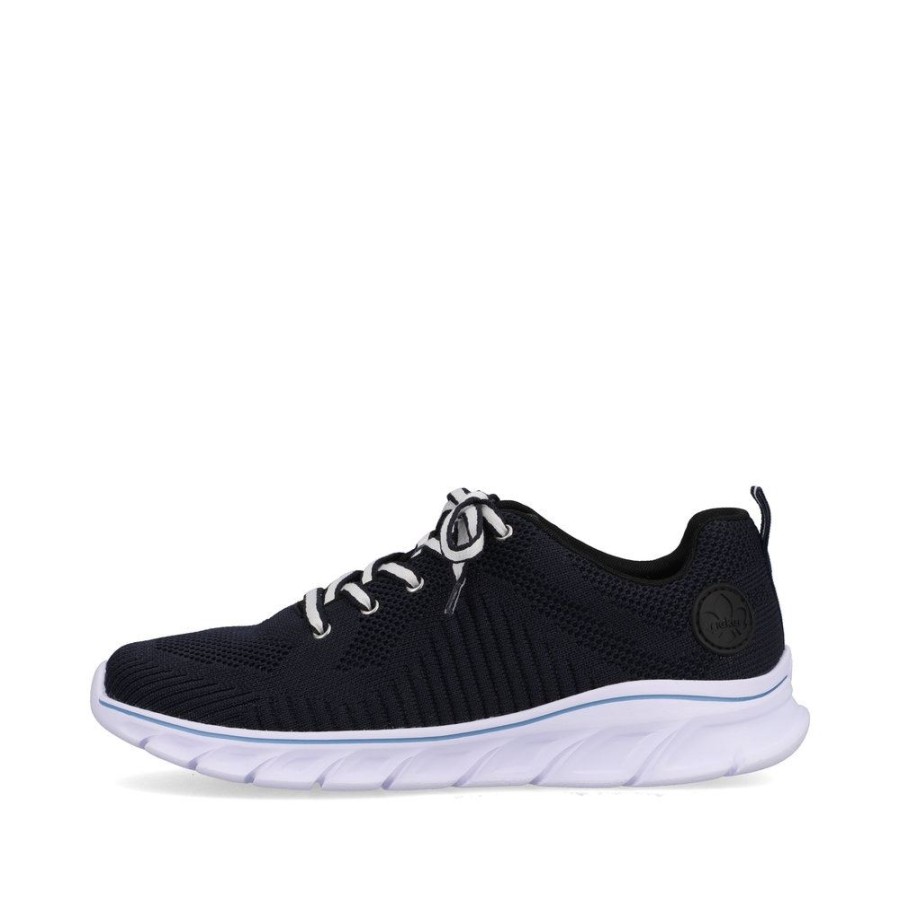 Rieker Rieker Antistress Damen Sneaker Sportschuh Wechselfusbett Blau S13 54022-14 Pazifik/Navy Sneaker