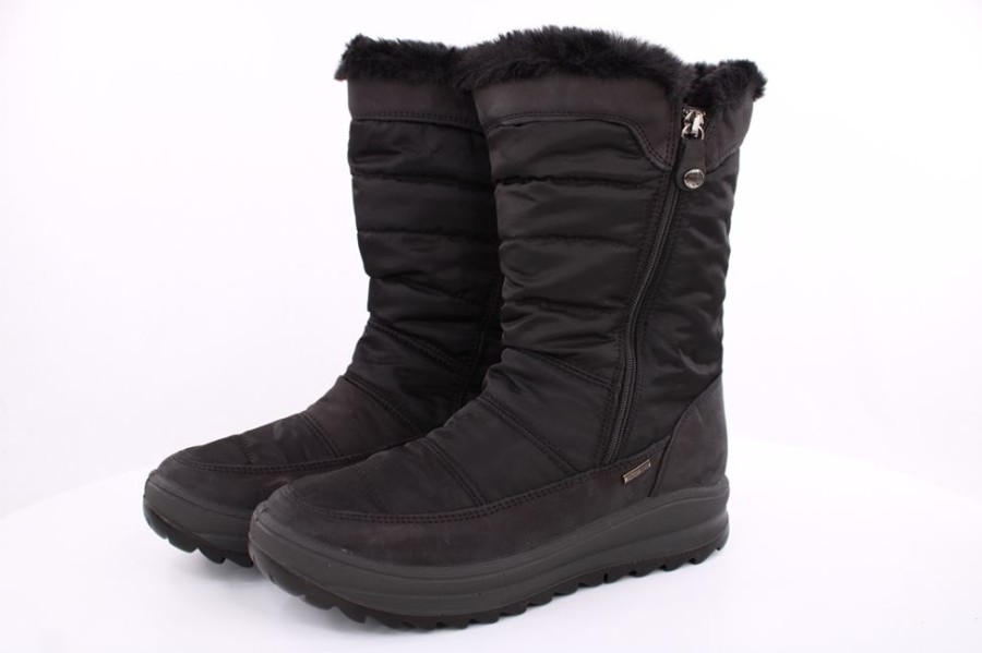 IMAC Imac Damen Stiefel Wechselfusbett Tex-Membran Schwarz S23 459068 Nero Stiefel