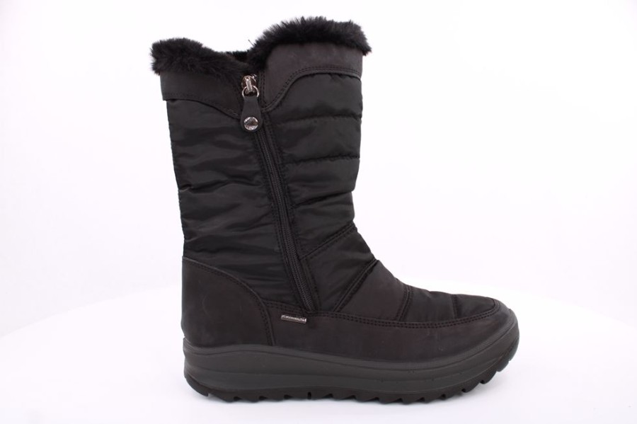 IMAC Imac Damen Stiefel Wechselfusbett Tex-Membran Schwarz S23 459068 Nero Stiefel