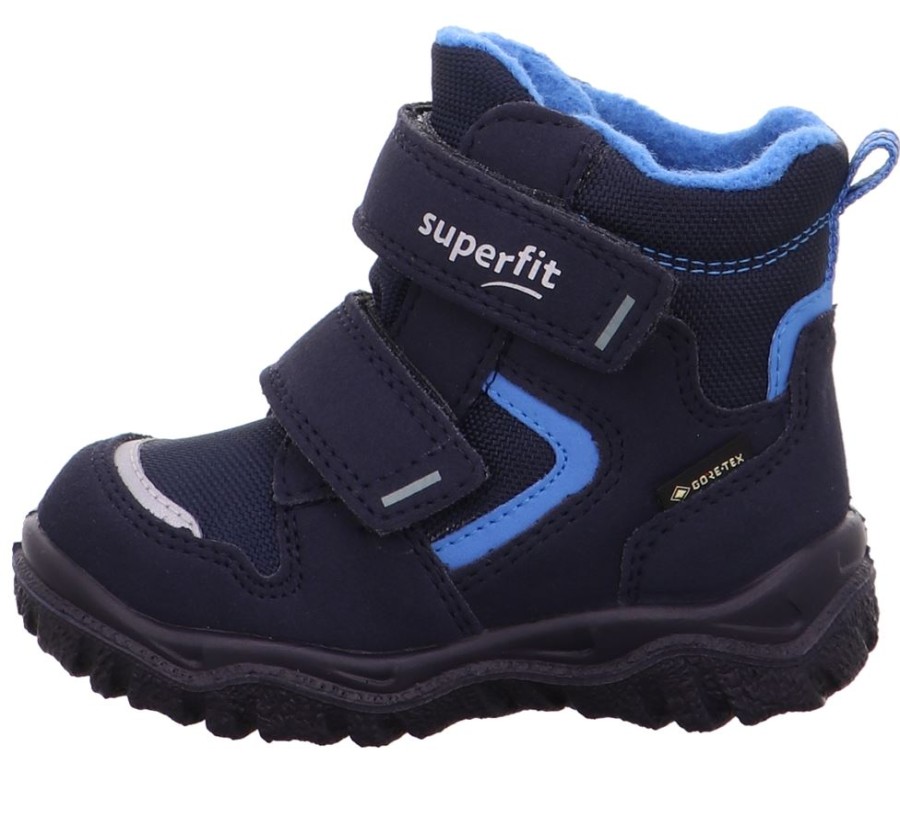 superfit Superfit Husky1 Winterstiefel Warm Goretex Wasserdicht S23 1-000047-8000 Blau Stiefel