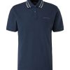 s.Oliver S.Oliver Herren Poloshirt Mit Streifendetail Blau, Grun S13 2113224 T-Shirt