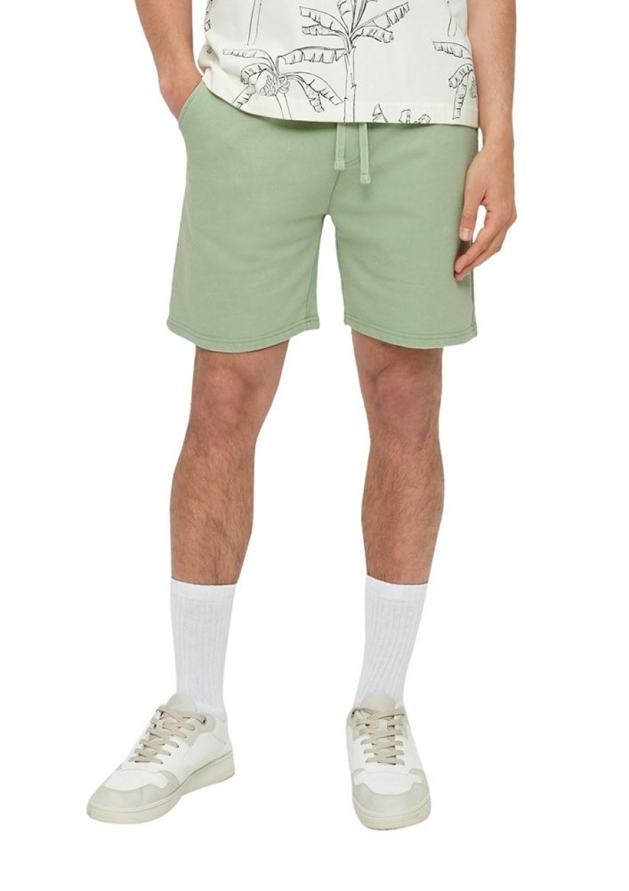 QS Qs Designed By Herren Sweatshorts Aus Baumwolle Grun S13 2131607 7310 Green Hose