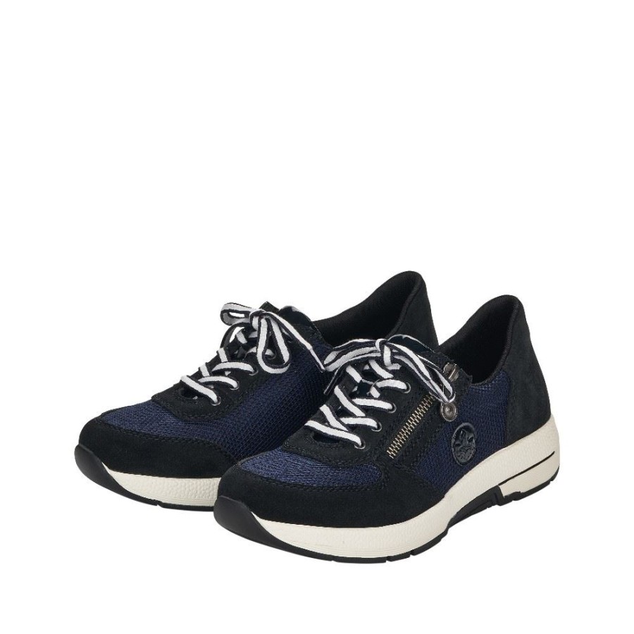 Rieker Rieker Antistress Schnurschuh Sneaker Blau S12 N8451-14 Pazifik/Marine/ Sneaker