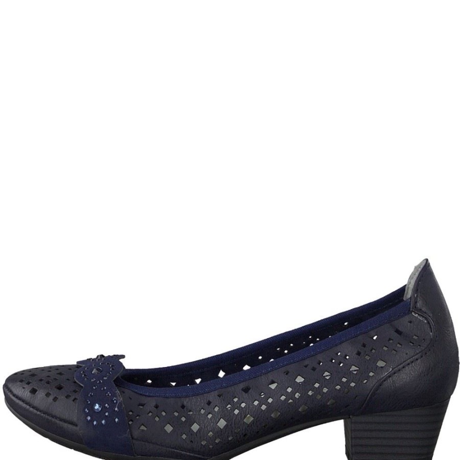 Marco Marco Tozzi Pumps Blau 2-2-22505-24 890 Navy Comb Pumps