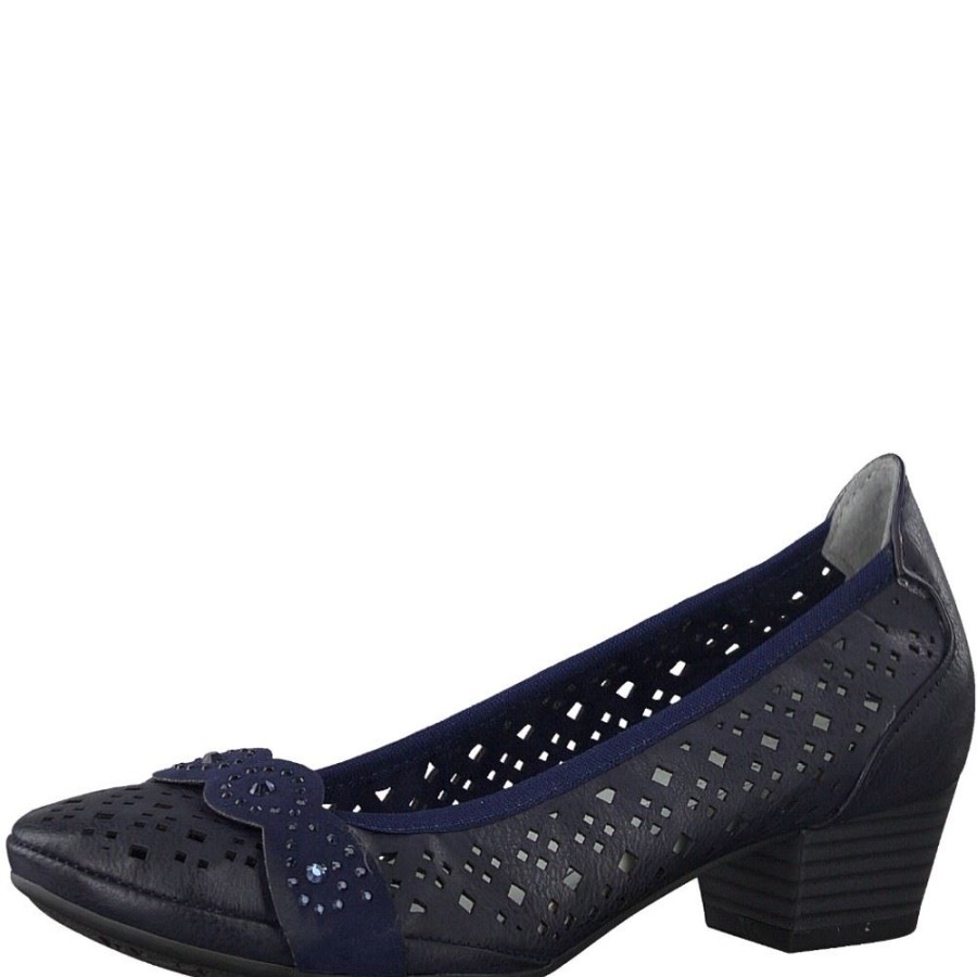 Marco Marco Tozzi Pumps Blau 2-2-22505-24 890 Navy Comb Pumps