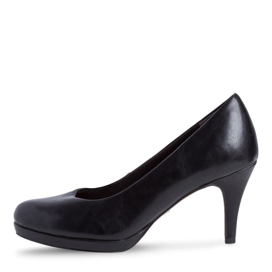 Tamaris Tamaris Pumps Stiletto- Absatz Touchit Fusbett Old Rose Und Schwarz S12 1-1-22444-28 560 Old Rose Pa Pumps