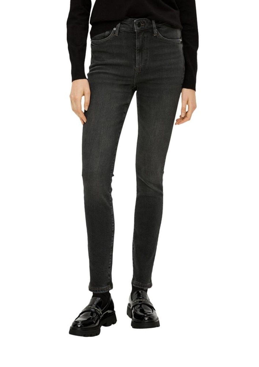 S.Oliver S.Oliver Jeans-Hose Schwarz S14 2138861 97Z3 Grey/Black Jeans