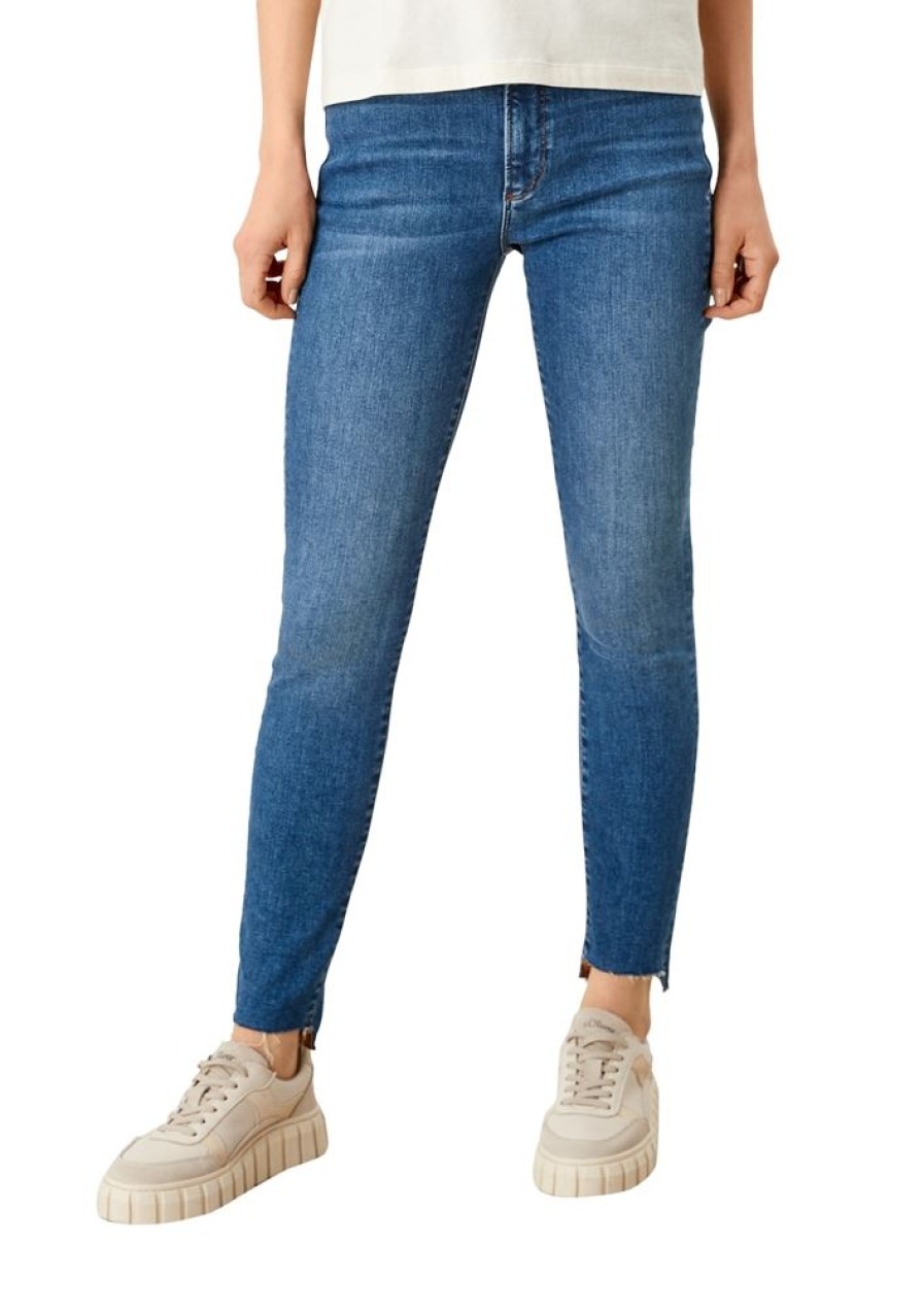 s.Oliver S.Oliver Damen Jeans Skinny Ankle Leg Jeans Blau S12 2114719 56Z4 Blue Jeans