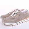 ACO Aco Claire 18 Damen Sneaker Nubukleder Wechselfusbett Grun S13 1207/9976 1097/2077 Khaki Schnurer