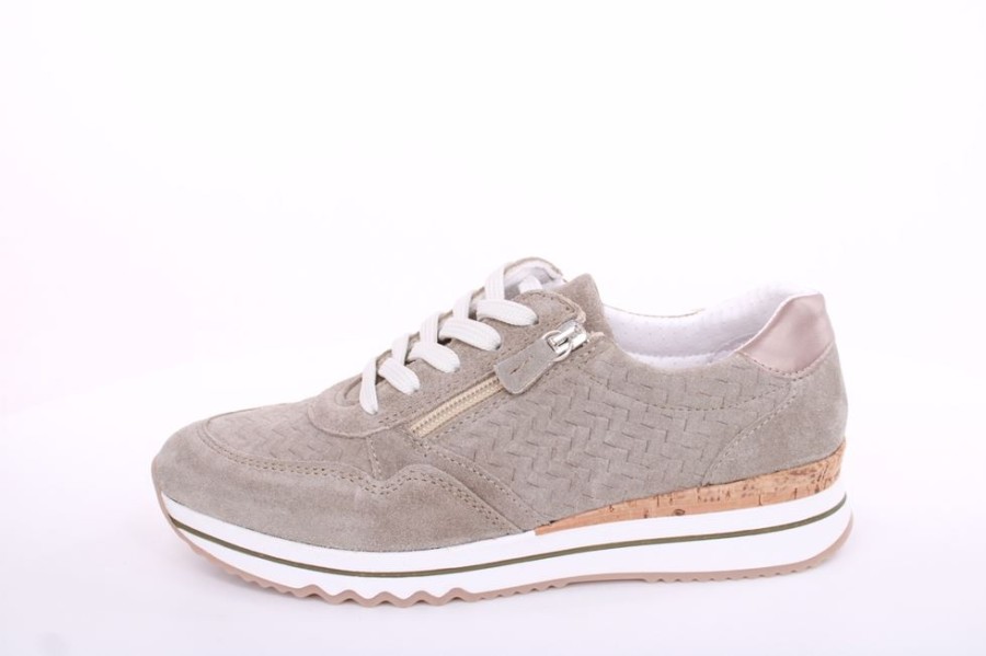 ACO Aco Claire 18 Damen Sneaker Nubukleder Wechselfusbett Grun S13 1207/9976 1097/2077 Khaki Schnurer