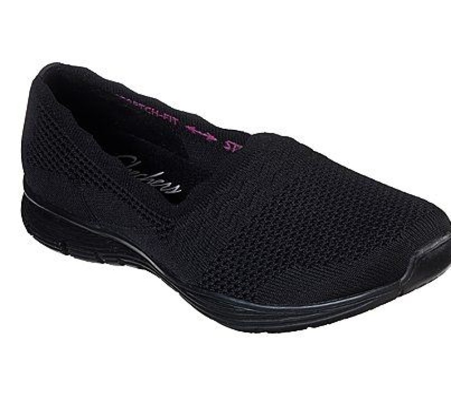 Skechers Skechers Damen Seager - Umpire S13 158011 Bbk Slipper