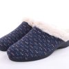 s`knöpfli S`Knopfli Damen Hausschuh Pantolette Blau S22 K28179 Azul Beig Hausschuhe