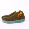 ASPORTUGUESAS Asportuguesas Slipper City Naturwolle Kork-Sohle Vegan Grun S21 P018003017 Forest Slipper