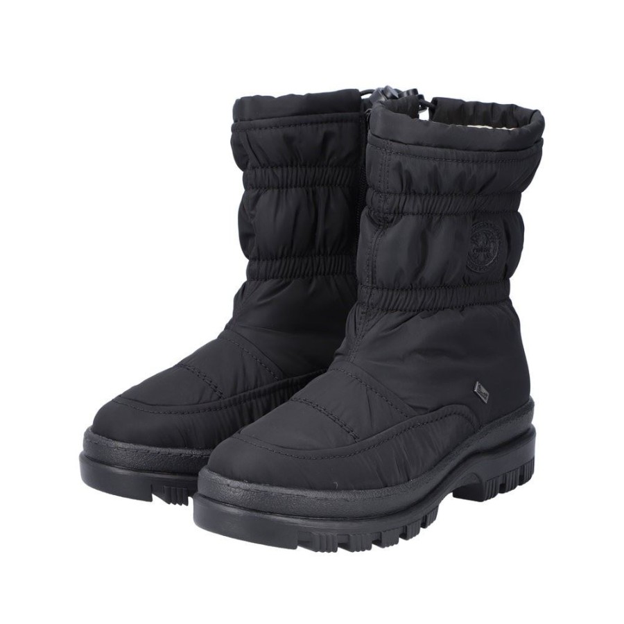 Rieker Rieker Antistress Damen Winterboots Schneeboots Tex- Membran Warmfutter Schwarz S22 X9080-00 Schwarz/Schwarz Stiefel