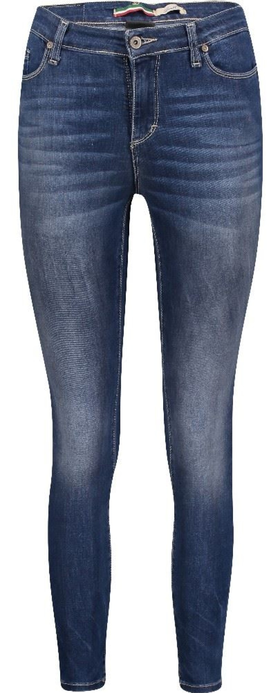 Please Please Skinny P78L Km6Dog 1670 Blu Denim Hose