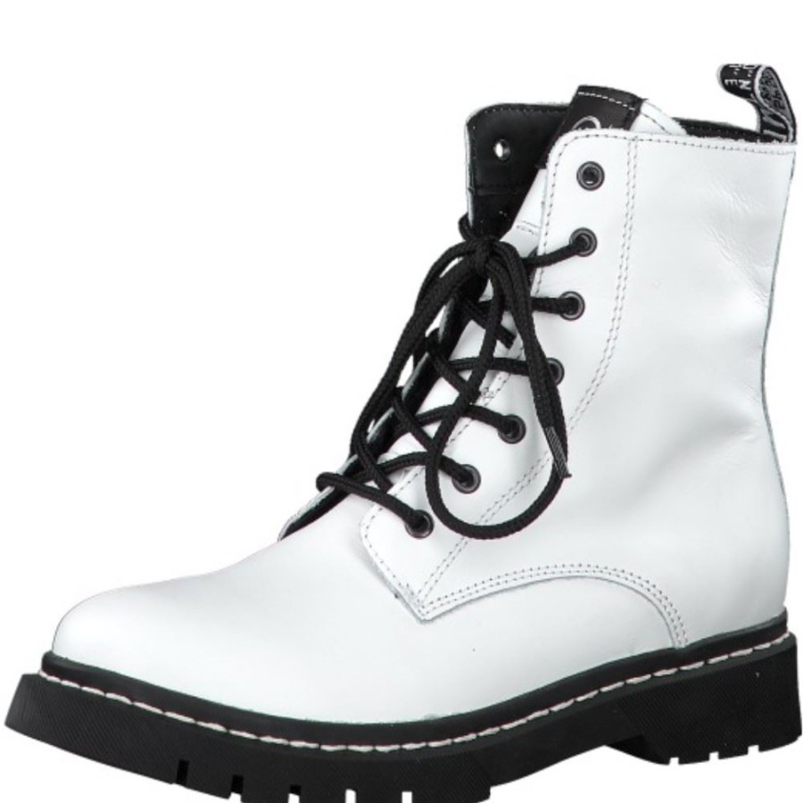 Tamaris Tamaris Stiefelette Weis 1-1-25269-25 100 White Stiefel