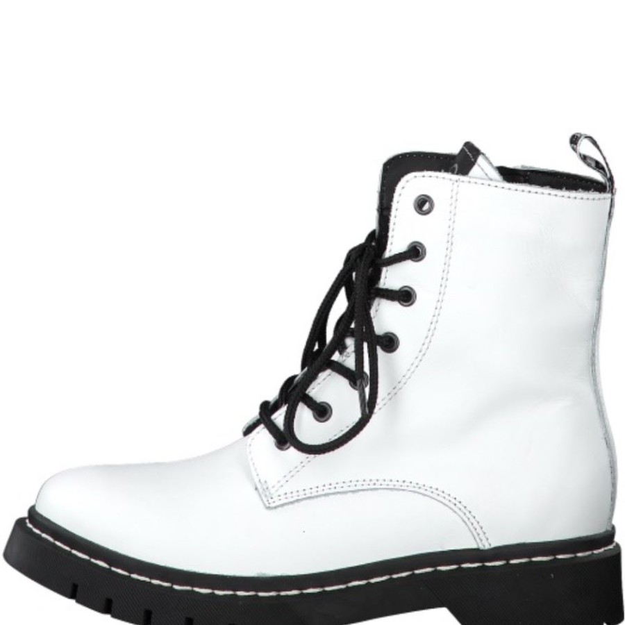 Tamaris Tamaris Stiefelette Weis 1-1-25269-25 100 White Stiefel