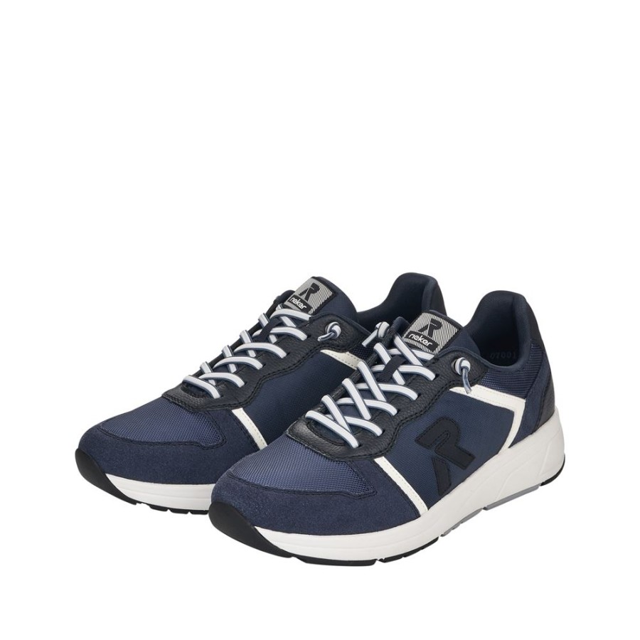 Rieker Rieker R- Evoluition Herren Sneaker Blau S12 07001-14 Uniform/Uniform Sneaker