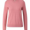 S.Oliver S.Oliver Strickpullover Aus Viskosestretch Orange, Schwarz S14 2135257 Pullover