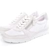 ACO Aco Luna 18 Damen Sneaker Leder/ Textil Wechselfusbett Florales Muster Grau S13 863/9309 1049 Ice Schnurer