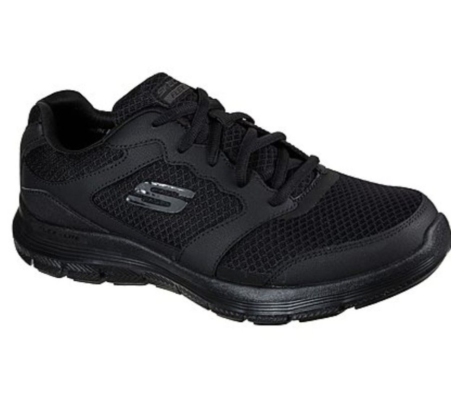 Skechers Skechers Flex Advatage 4.0 Herren Sneaker Sportschuh Memory Foam Blau,Schwarz S22 232225 Nvy Sneaker