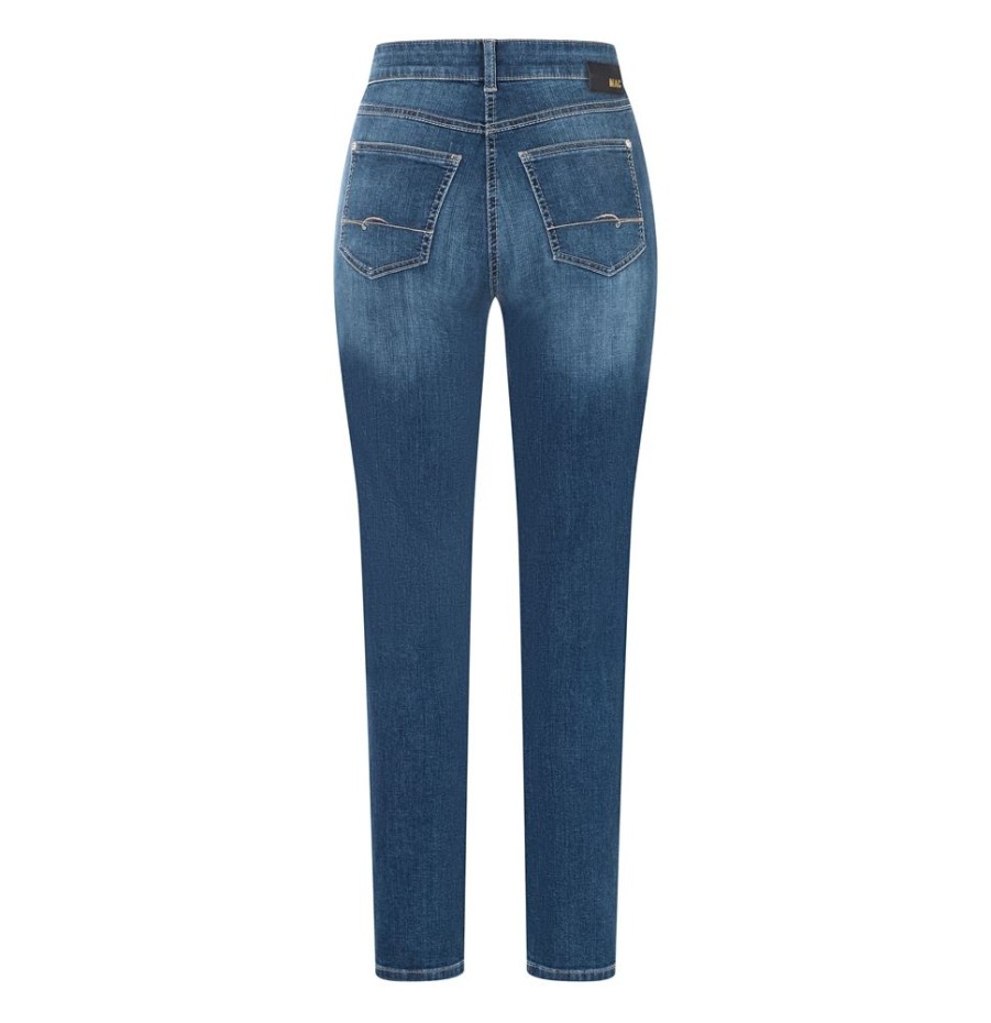 MAC Mac Angela Perfect Fit Forever Denim Another Simple Wash Slim Fit 5 Pocket Style Blau S23 0380L524097 D586 Simple Was Jeans