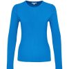 OPUS Opus Strickpullover Pijano Rundhalsausschnitt Blau S13 10141710298100 60019 Blue Up Pullover