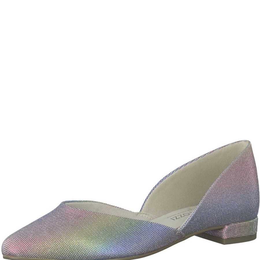 Marco Marco Tozzi Ballerina Rainbow Metallic S13 2-2-82103-20 992 Rainbow Met Ballerinen