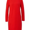 S.Oliver S.Oliver Jacquard-Kleid Rot, Schwarz S14 2143031 Kleid